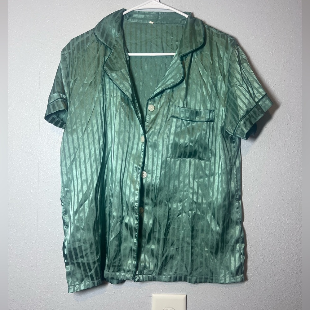 Green Pajama Top